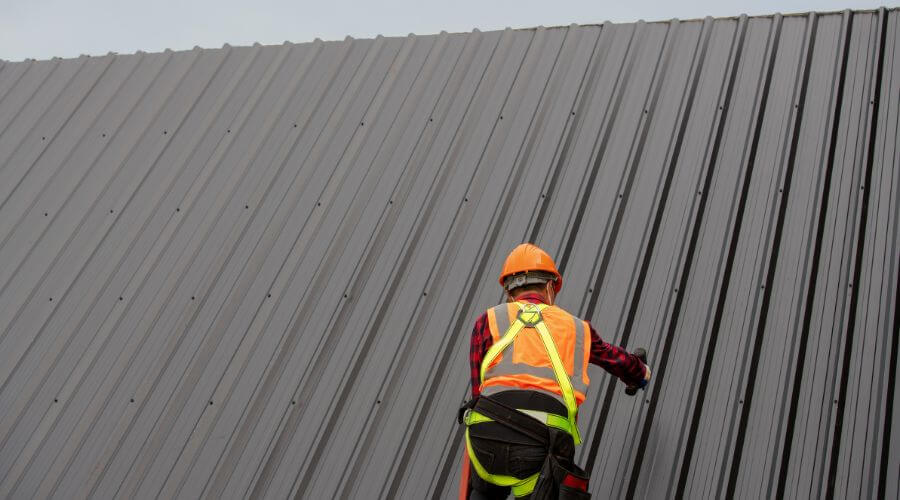 Professional metal roof installation services in West Des Moines, IA